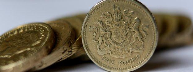 Pound coins