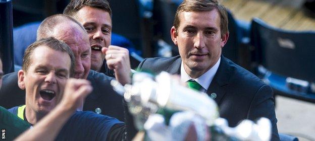 Hibernian manager Alan Stubbs