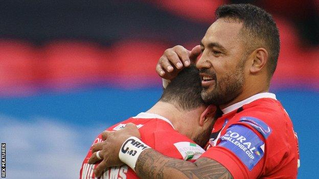 Krisnan Inu kicked all seven of his goals as well as crossing for his hat-trick as Salford beat Catalans