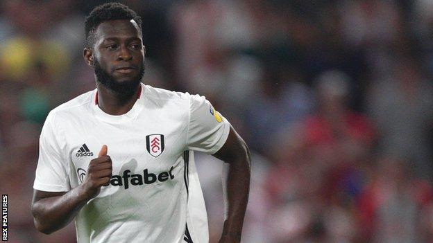 Martell Taylor-Crossdale in action for Fulham