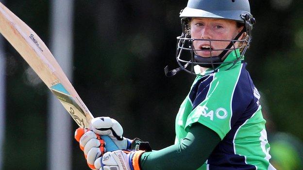 Mary Waldron top-scored for the hosts with four boundaries coming in her unbeaten 55