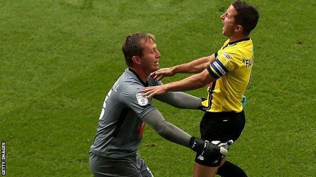 Harrogate Town celebrate