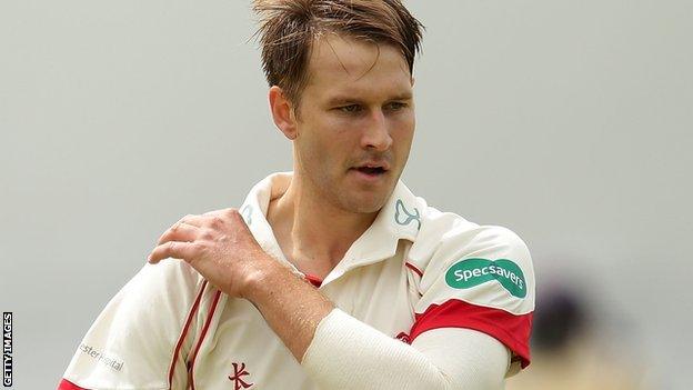 Lancashire paceman Kyle Jarvis