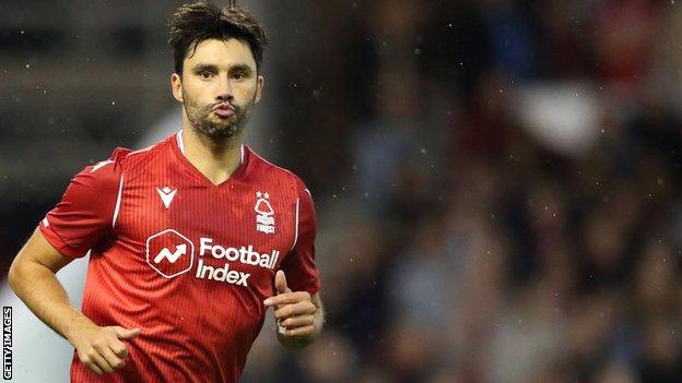 Claudio Yacob in action for Nottingham Forest