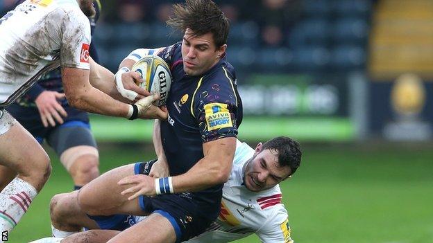 Worcester Warriors centre Wynand Olivier