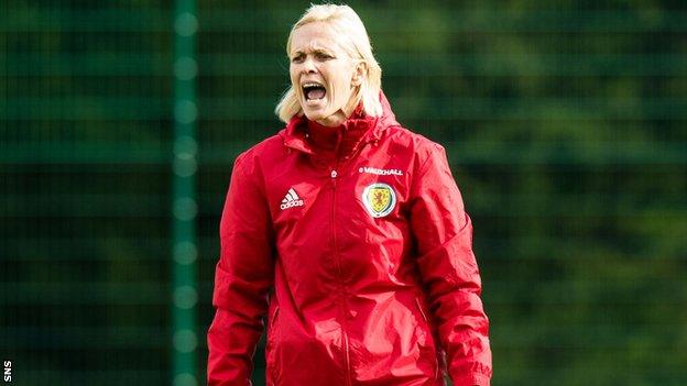 Scotland women's head coach Shelley Kerr