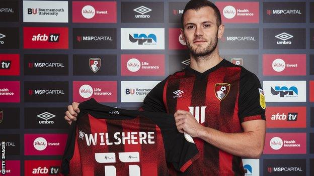 Jack Wilshere rejoins Bournemouth on a free transfer