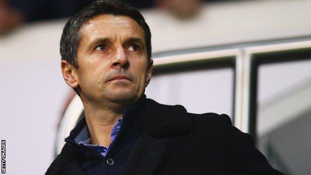 Remi Garde arrives at White Hart Lane