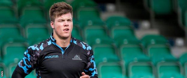 Glasgow Warriors centre Huw Jones