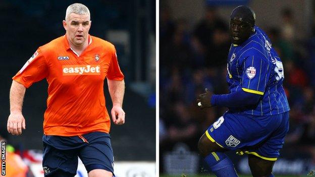 Steve McNulty and Adebayo Akinfenwa