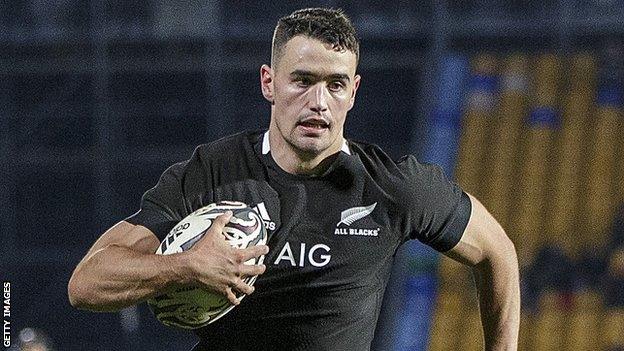 Will Jordan crossed five times for the All Blacks