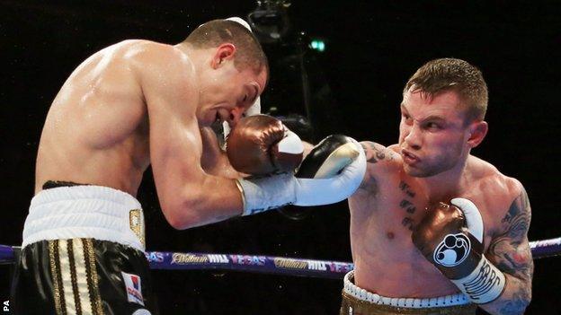 Scott Quigg (left) and Carl Frampton (right)