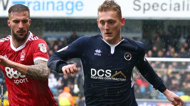 George Saville (right) in action for Millwall