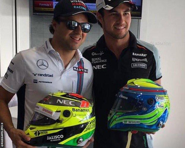 Felipe Massa and Sergio Perez