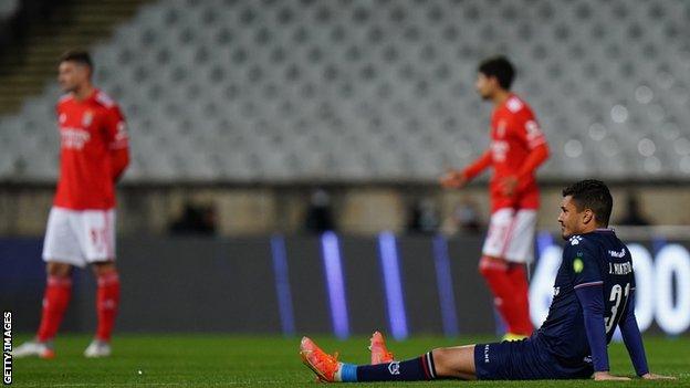 Belenenses and Benfica players