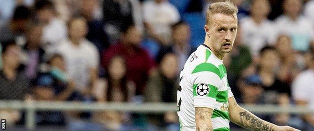 Celtic striker Leigh Griffiths