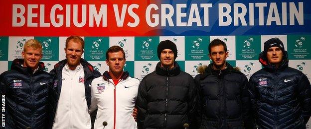 Great Britain's Davis Cup team