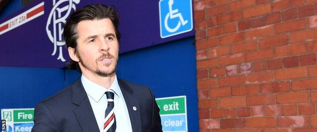 Rangers midfielder Joey Barton