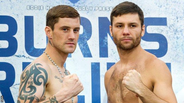 Ricky Burns and Kiryl Relikh