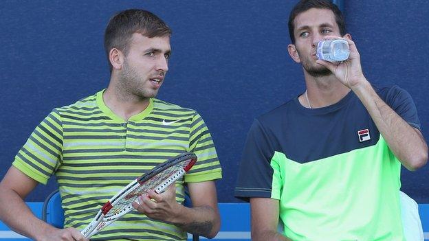 Dan Evans and James Ward