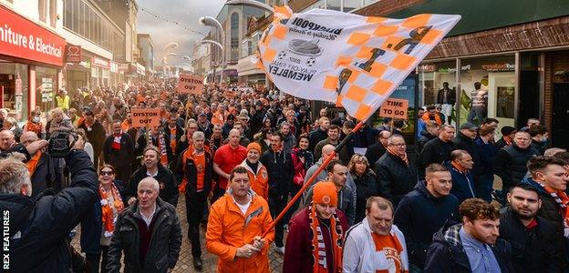 Blackpool protests