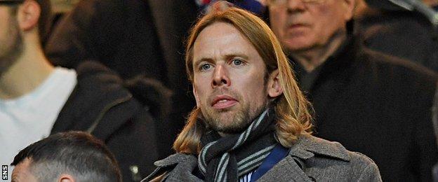 Austin MacPhee attended Rangers' win over Aberdeen on Saturday