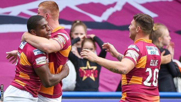 Jermaine McGillvary, Jack Hughes and Jamie Ellis