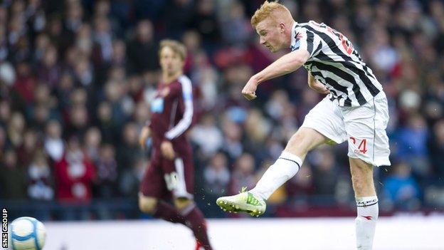 Conor Newton spent time at St Mirren on loan from Newcastle