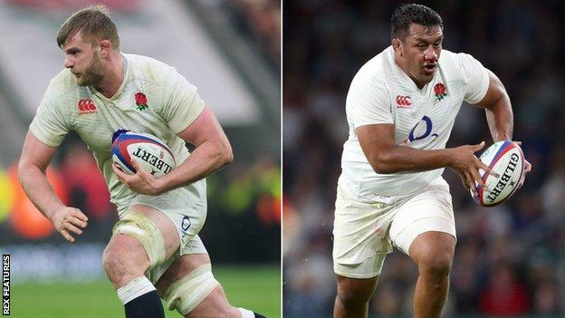 George Kruis and Mako Vunipola