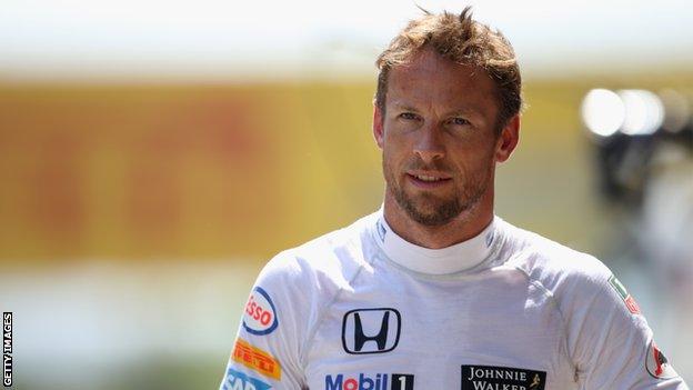 Jenson Button of McLaren