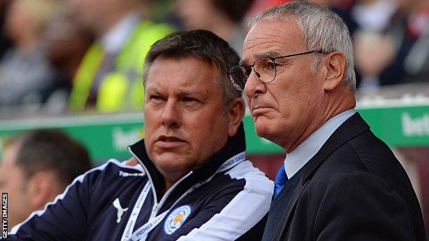 Craig Shakespeare and Claudio Ranieri