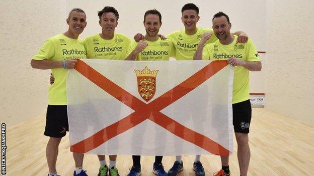 Jersey squash team