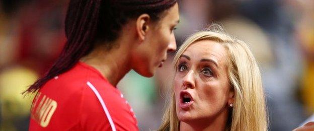 Tracey Neville and Geva Mentor