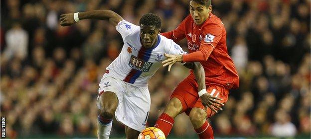 Crystal Palace's Wilfried Zaha