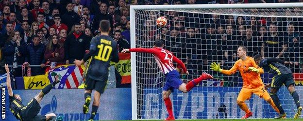 Alvaro Morata scores a goal which was ruled out by VAR