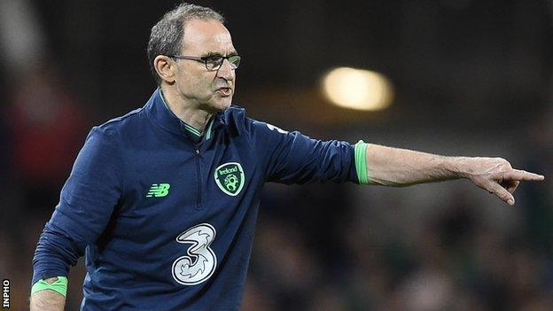 Republic of Ireland manager Martin O'Neill