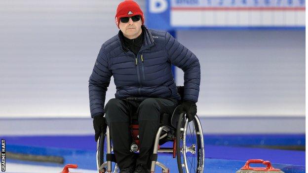 GB wheelchair curler Gregor Ewan