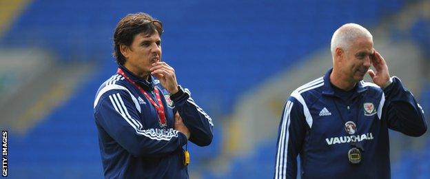 Kit Symons and Chris Coleman