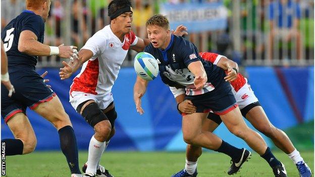 James Davies was one of two Welsh players in the Team GB 2016 silver medal winning Sevens squad in Rio alongside Sam Cross