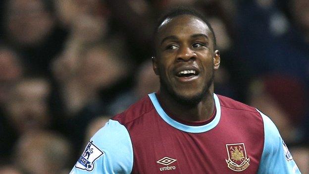 West Ham winger Michail Antonio