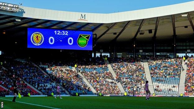 A general view of Hampden