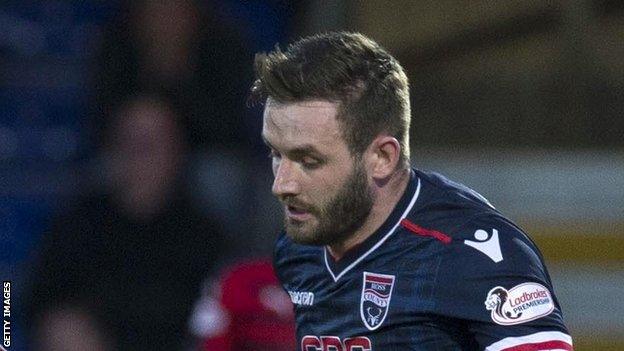 Jason Naismith made 41 appearances for Ross County last season