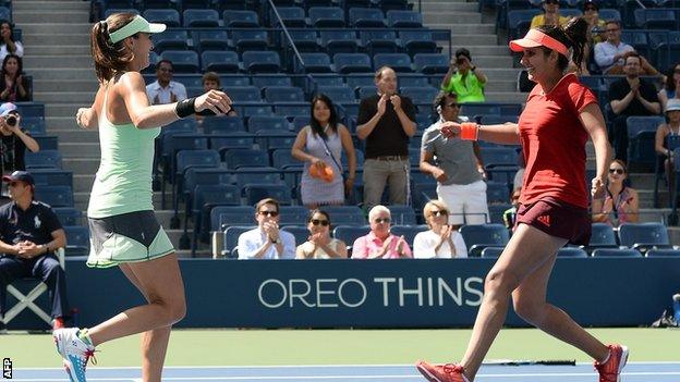 Martina Hingis and Sania Mirza