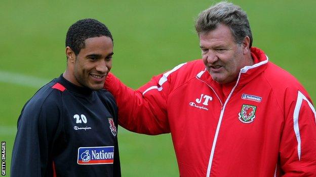 Ashley Williams with John Toshack