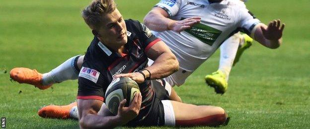 Duhan van der Merwe scores for Edinburgh