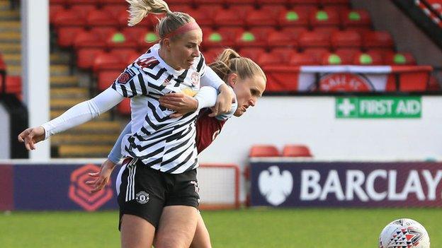 Jackie Groenen's concussion injury came in the 11th minute in Walsall