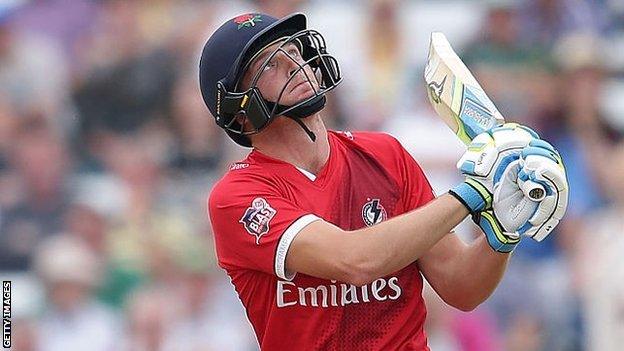 Jos Buttler was making his fourth Lancashire appearance of the summer after knocks of 10, 23 and 56 not out in the T20