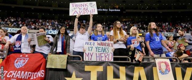 Abby Wambach fans