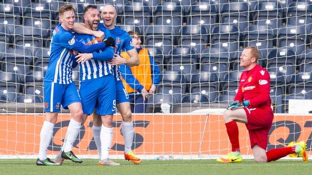 Kris Boyd celebrates