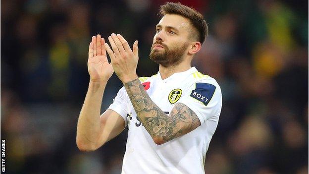 Stuart Dallas applauds Leeds united fans